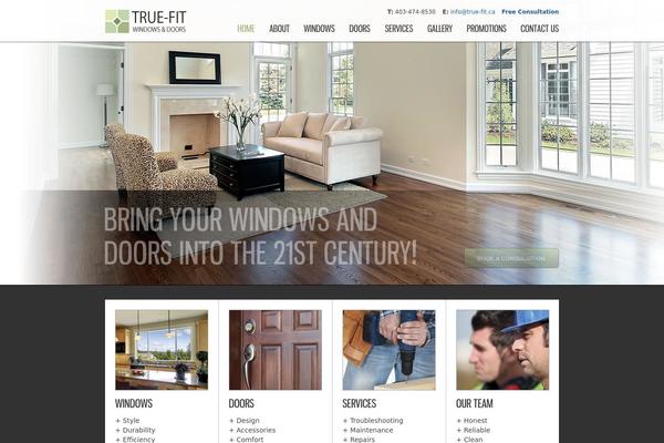 Master theme site design template sample