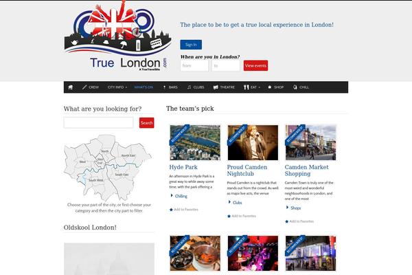 true-london.com site used Geoplacesglimworm