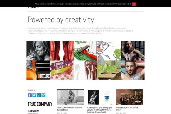Aware theme site design template sample