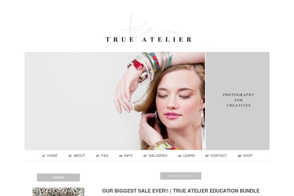 Prophoto4 theme site design template sample