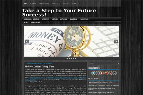 Cooperate theme site design template sample