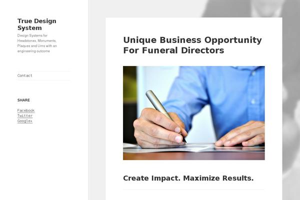 Twenty Fifteen theme site design template sample