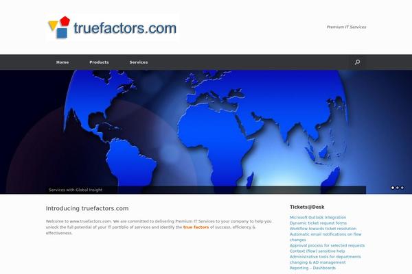 Vantage theme site design template sample