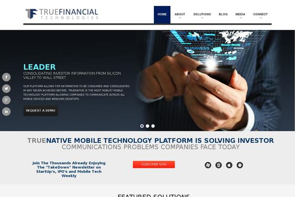 Cherry Framework theme site design template sample