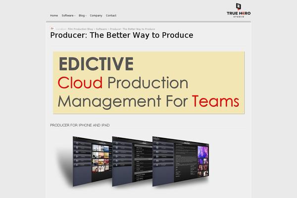 Andromeda theme site design template sample