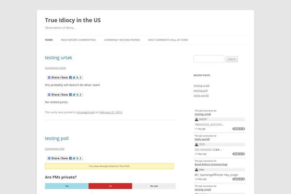 Site using Colored Vote Polls plugin
