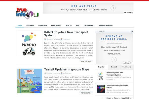 trueinfoforyou.com site used Rodster