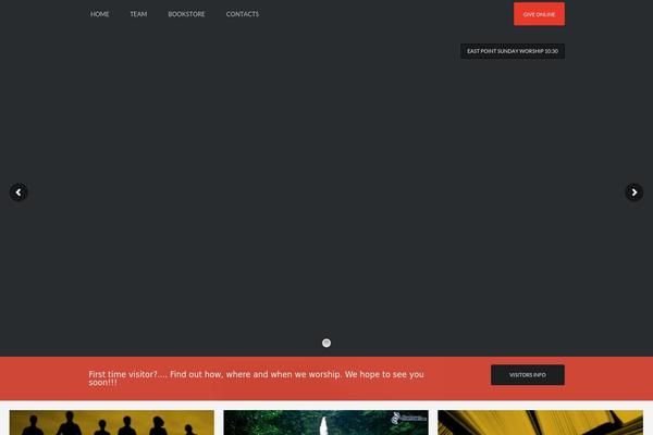 Dunamis theme site design template sample