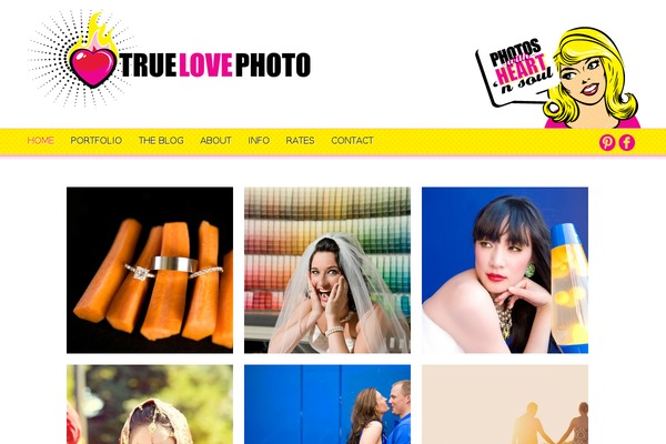 Iris theme site design template sample
