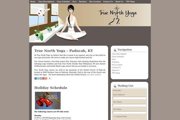 Yoga theme site design template sample
