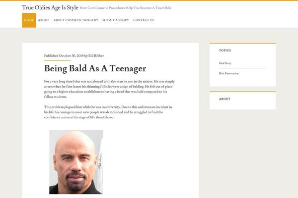 Ignite theme site design template sample
