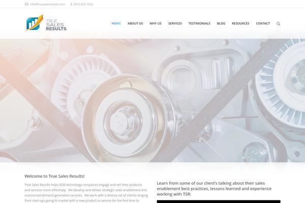 The7 theme site design template sample