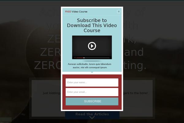 Pressive theme site design template sample