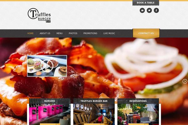 Bistro theme site design template sample