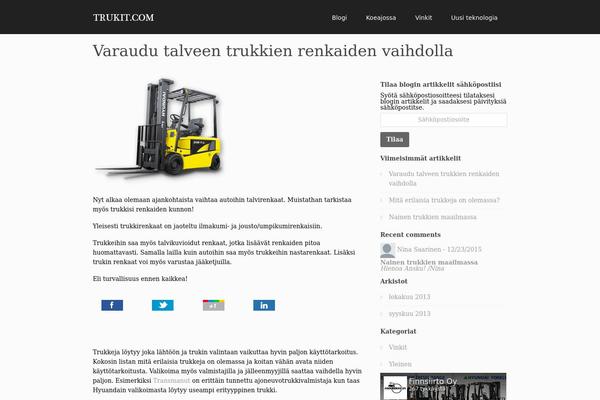 Quickstep theme site design template sample