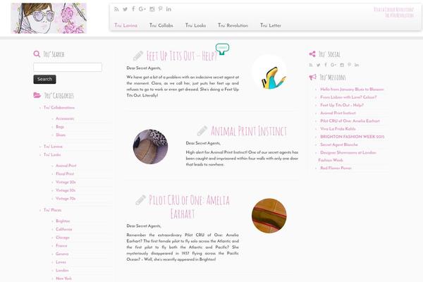 Customizr theme site design template sample