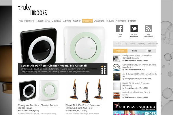 trulyindoors.com site used Gonzo