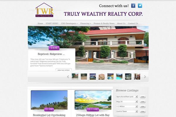 ElegantEstate theme site design template sample