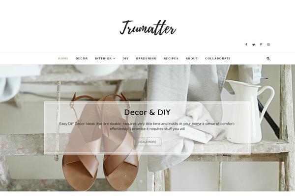 Olsen Light theme site design template sample
