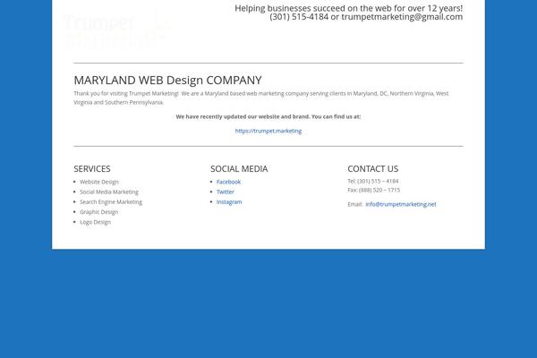 trumpetmarketing.net site used Tmg