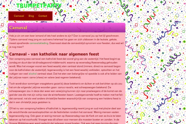 trumpetparty.nl site used BW
