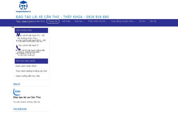 Site using Font Awesome 4 Menus plugin