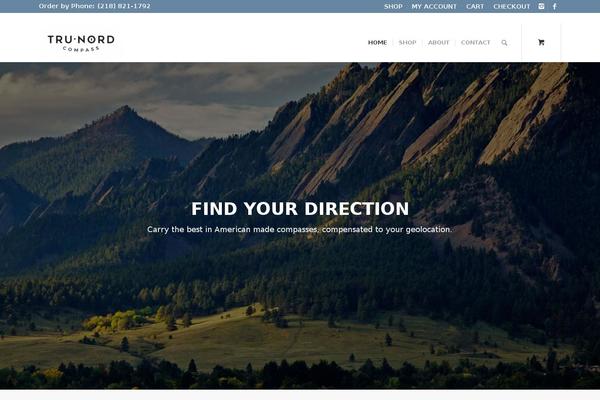 Enfold theme site design template sample