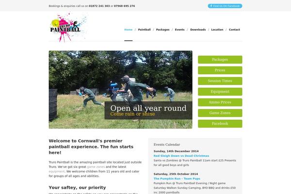 Athena theme site design template sample