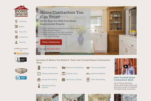 Trusted theme site design template sample