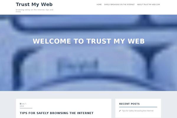 Perth theme site design template sample