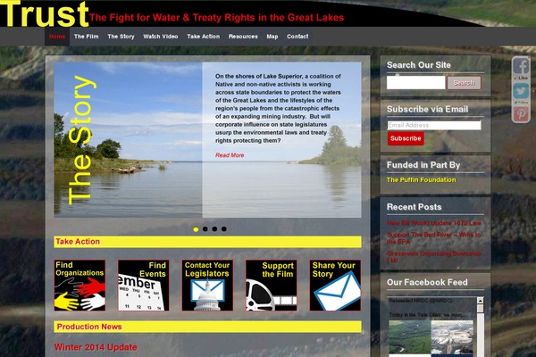 Site using Floating Social Media Links plugin