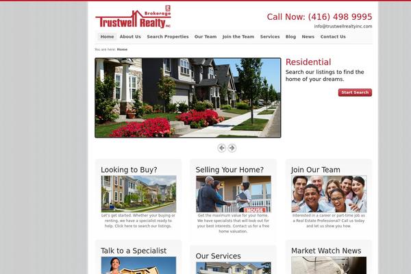 Flexible theme site design template sample