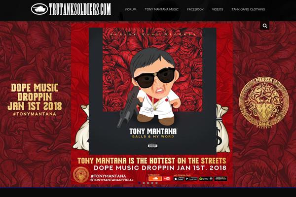 Temptation theme site design template sample