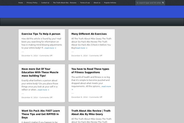 truthaboutabstreviews.com site used Fitnessmag