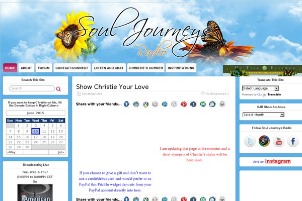 Site using Events-calendar plugin