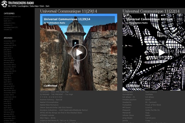 horizontal theme websites examples