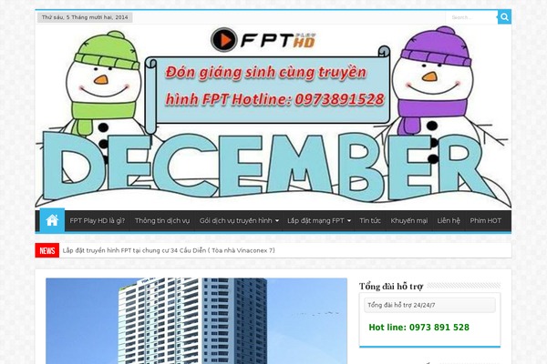 truyenhinhfpthd.com site used Fpt