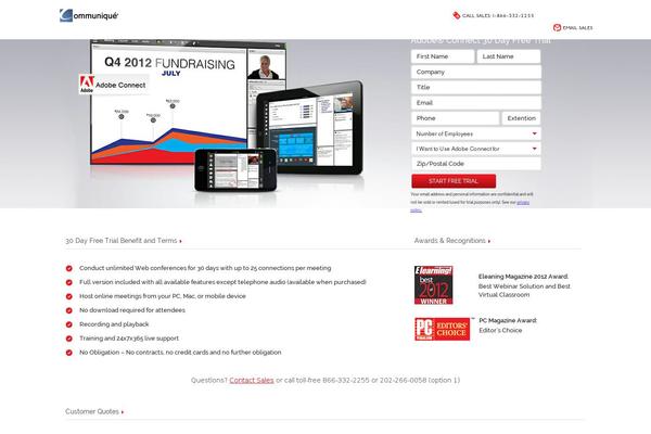tryadobeconnect.com site used Tryadobeconnect