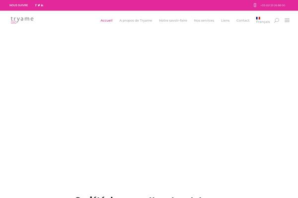 Vangard theme site design template sample