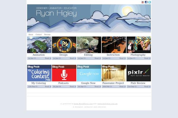 Photologger theme site design template sample