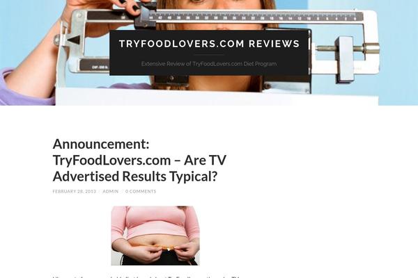 tryfoodloversreviews.com site used Hemingway
