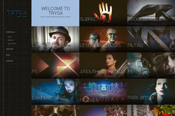 LENS theme site design template sample