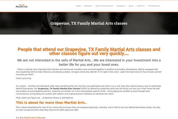 trygrapevinekravmaga.com site used Maniva-fitness