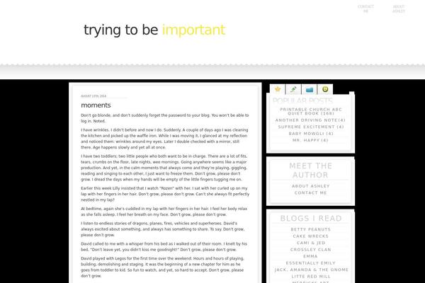 tryingtobeimportant.com site used Jessica Fletcher Redux