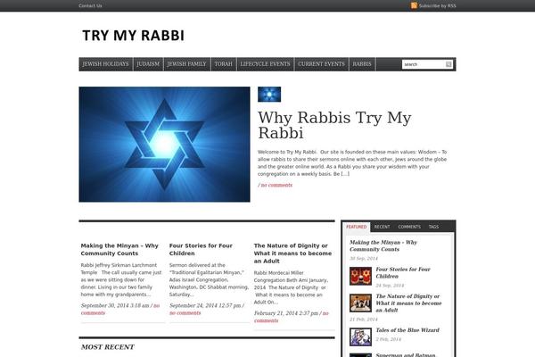 Daily Headlines theme site design template sample
