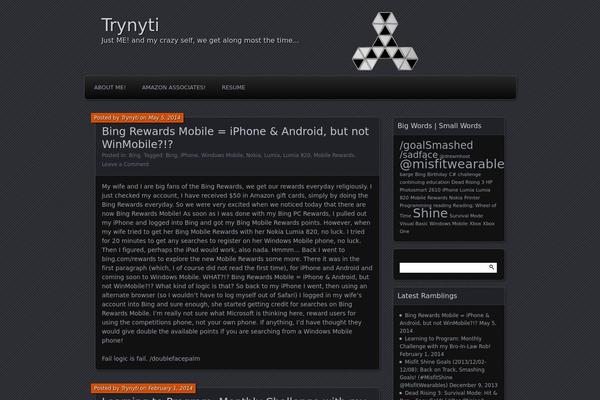Parament theme site design template sample