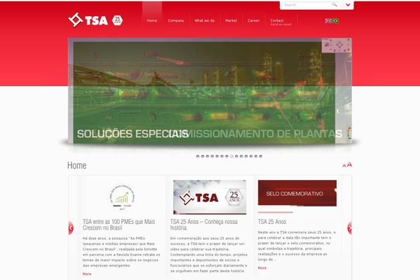 Tsa theme site design template sample