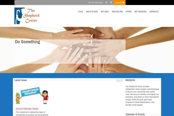 Charitas Lite theme site design template sample