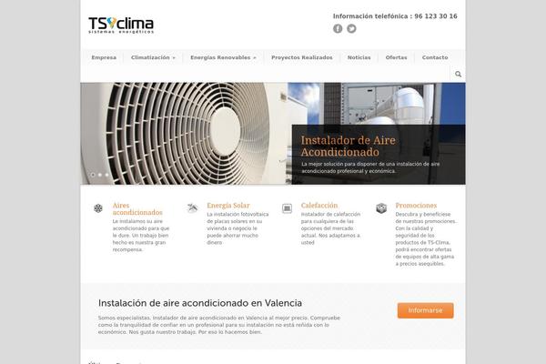 Modernize theme site design template sample