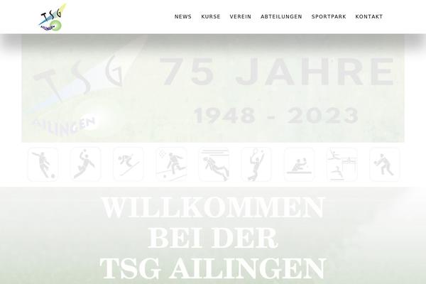 Haswell theme site design template sample